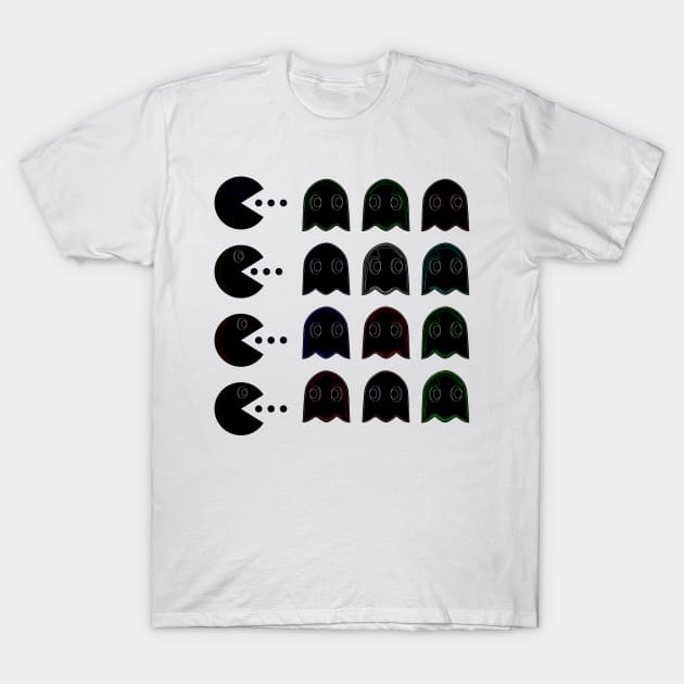 Pac-man 3 T-Shirt by equiliser